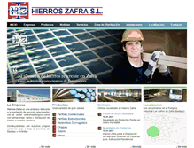 Tablet Screenshot of hierroszafra.com